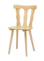 Twarde krzesło dębowe AT-1473-TW