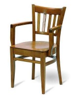 Fotel drewniany BR-9907-W